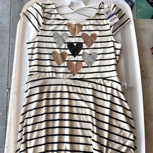 NWT Epic Threads Play dress size XL beige with cute hearts